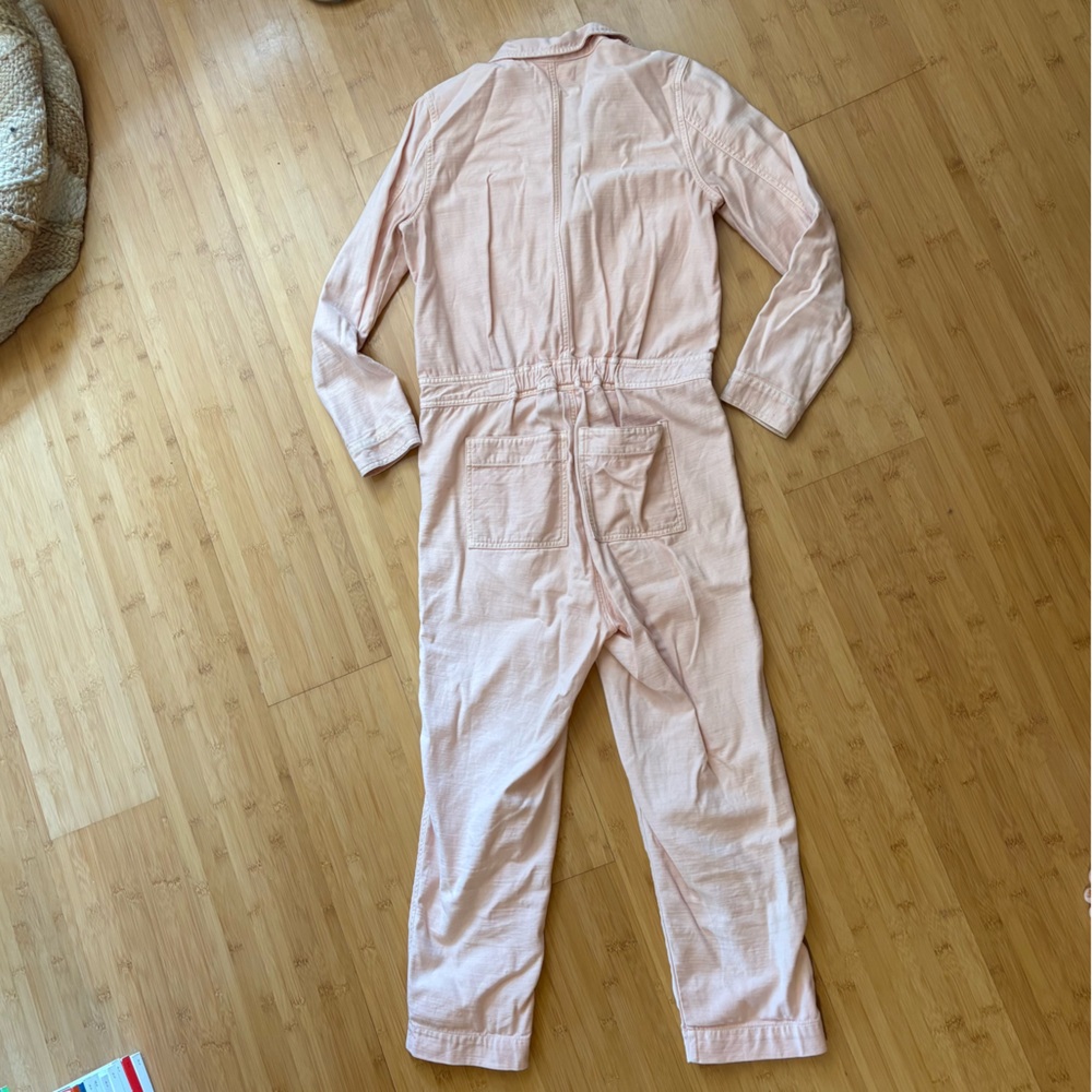 Madewell Blush Pink Zip-Front Jumpsuit - Picture 5 of 7